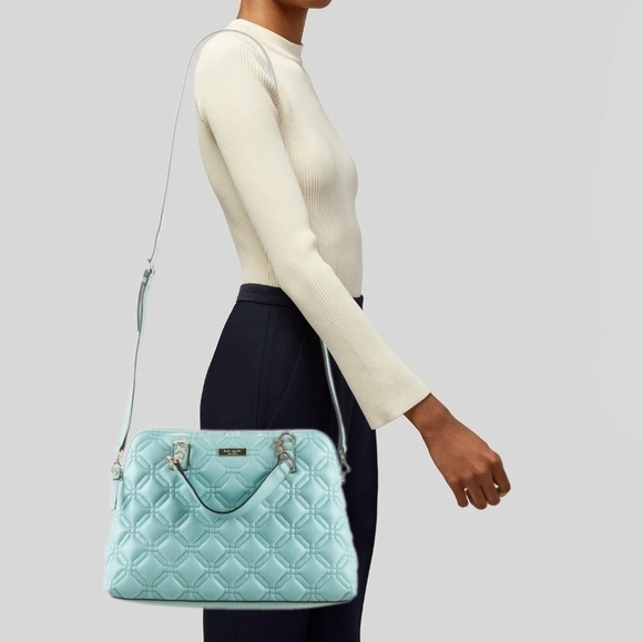 Kate Spade Rochelle Astor Blue Quilted Bag - Picture 2 of 12
